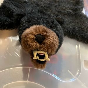 Fake Bear rug. Wall hanging for nursery or kids room.